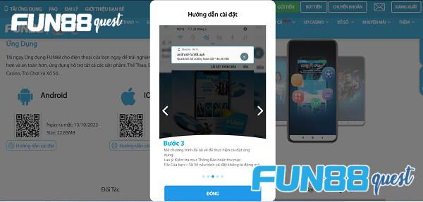 Cách tải app Fun88 cho điện thoại Android siêu dễ dàng